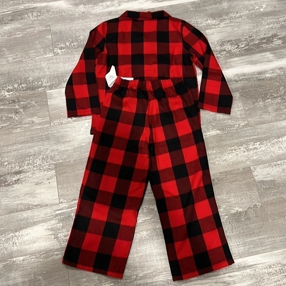 Old Navy Red Plaid Pajama Set
